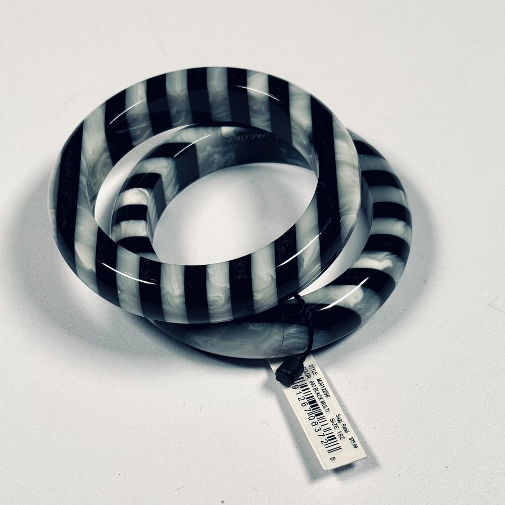 Marc Jacobs PAIR Black & White Bracelets NWT